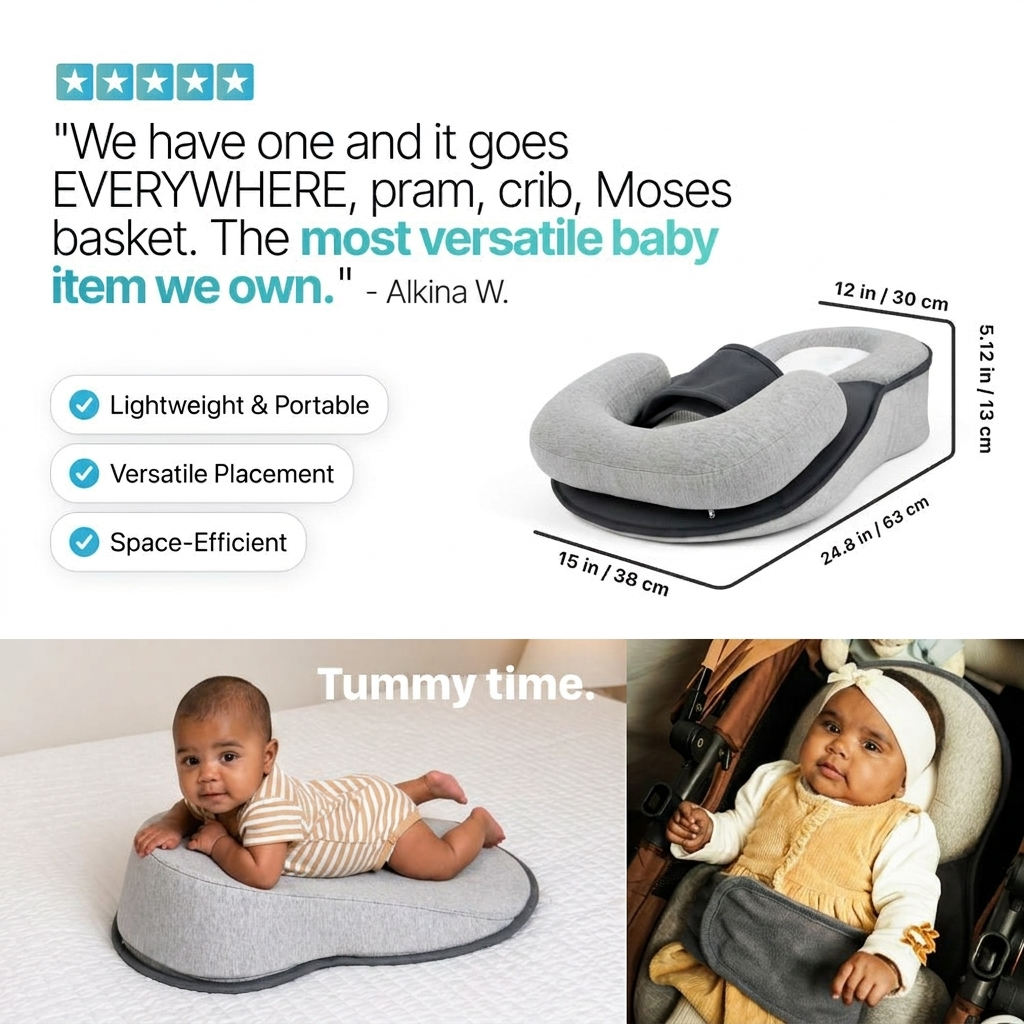 MaeloCradle™ – Sleep System for Reflux & Colic Relief